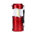 camping light portable lantern with led spotlight